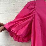 English Factory  NWT Hot Pink Puff Sleeve Dress Size S Photo 5