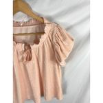 Free People  Terese Top Pink Velvet Size XS Photo 5