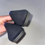 Rothy's Retired Limited Edition Slate Sparkly Metallic The Point Flats Size 7 Photo 4