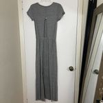 Free People  FP Beach Audrina maxi slit Gray Shirt dress with pockets size S Photo 8