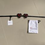 Red Valentino NWT‼️  Hearts Red Signs Leather Belt Size Small total length 32.5 inches. Photo 7