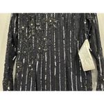 Mac Duggal  93626 Sequin Fully Embellished Full Sleeve Column Dress Midnight 8 Photo 3