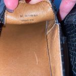 Frye Gemma black calf hair/faux snake skin slip-on Photo 4