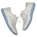 Cole Haan Zerogrand Wingtip Leather Oxford Shoes Lace Up Blue Size 8B Photo 8