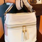 E handbags adjustable shoulder crossbody strap outside zipper pocket tassel zip Photo 0