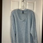 Falls Creek  Light Blue Fuzzy Knit Scoop Neck Sweater size 3X Photo 5