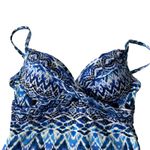 La Blanca Blue Bra Swimming Suit Full Top Photo 1