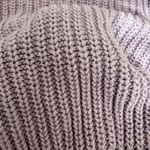 Oversized knitted purple sweater turtle neck Size M Photo 4