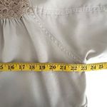 Urban Outfitters Callie Cropped Boho Top Size S Lace Ruffled Hem Western Cowgirl Photo 3