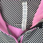 Lululemon Downtime Jacket, Vintage Pink Black White Stripe, Size 4 Photo 8