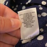 Leith Navy & White Peacoat Button Dots Skirt, NWT Photo 8