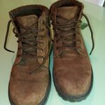 Predictions  7.5 Leather Waffle Stomper Boots in Brown Suede Photo 3