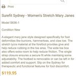 Sure fit Sydney black orthopedic Mary Janes specialty! Black Size 7.5 Photo 6