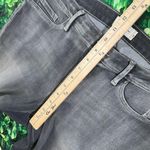 Jessica Simpson Kiss Me Super Skinny Gray Charcoal Denim Jeans Distressed sz 31 Photo 10