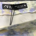 ZARA Mini Skirt Tie Dye Satin Lilac Ivory Women’s Size Small S New NWT Photo 3