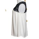 Luxology  White and Black Lace Blouse Small Photo 2