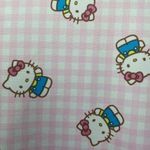 Hello Kitty | Checkered  Print Button Down Pajama Top Medium Photo 6