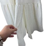 Frye & Co Women’s Swiss Dot Tiered Midi Skirt in Ivory Size S Photo 3