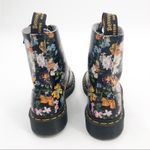 Dr. Martens  1460 Pascal Darcy Floral Black Leather Lace Up Combat Boots 5 ladies Photo 2