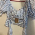 Vestique Plaid Wrap Crop Top  Photo 1