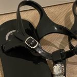 BCBG Black Jelly Gem Sandals Size 11 New Photo 2