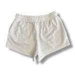 Talentless  100% Cotton Fleece Lounge Shorts Women’s Medium Cream Off White Photo 5