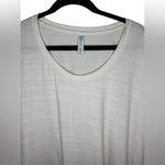 Athleta Cloudlight Stratus Tee Size 1X Ballerina Pink Stripe Photo 1