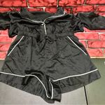 Victoria's Secret Elegant Black Romper Satin size S Photo 10