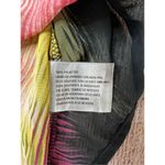 Worthington Petite Multi-color Abstract Sheer Cap Sleeve Blouse PL Colorful Photo 10