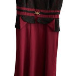 Fatma‎ Turkmen size 48 maroon and black dress Brown Photo 0