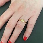 Pandora 18k over silver Cz Radiant heart ring - retired Photo 2