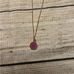 Marc by Marc Jacobs  Pink and Gold Pendant Necklace Photo 2