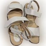 Ros Hommerson Womens Leather Vero Velcro Double Band Sling Sandal Photo 5