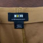 Anthropologie MaEVe Ponte Rear Split Ankle Pull On Pants High Rise Camel Tan (S) Photo 2