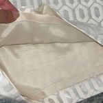 Banana Republic Vintage Womens Geometric Flat Front Shorts Beige Silver Metallic Photo 4