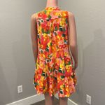 POMANDER PLACE Magnolia Watercolor Sleeveless Kenzo SMALL FLATTERING DRESS #99 Yellow Photo 4