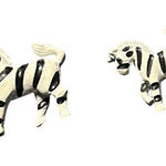 Women's Unbranded Metal Zebra Brooches One Size White Black Photo 0