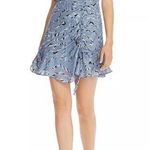 Parker π NWT Soliana Silk Blend Tiger Stripe Ruched Dress Photo 0