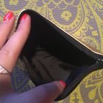 Ipsy GOLD & BLACK  MAKEUP BAG Photo 2
