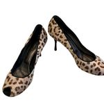 Dolce & Gabbana Calf Hair Animal Print Peep Tor Pumps, Sz 40 Photo 1