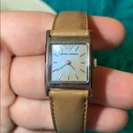 Armani Exchange  EUC leather band watch Photo 0