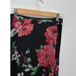 24 Seven Womens Black Floral Maxi Dress Lined Size L Dark Whimsigoth Fairy Y2K Size L Photo 3