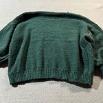 Altar'd State Altar’d State Dark Forest Green Balloon Sleeve Sweater Size Small EUC Photo 4