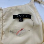 FORE Yellow tiered maxi dress flowy summer dress adjustable straps Size Small Photo 10