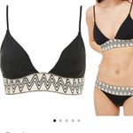 Topshop zigzag design band black bikini top Photo 4