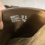 Lower East Side  9.5 Vintage 90s Y2K brown Leather Slip On Chunky Platform Mules Photo 3