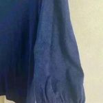 Lilly Pulitzer navy blue 10% silk crewneck pullover sweater. Medium Photo 1