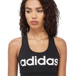 Adidas 💕💕 Black ClimaLite Linear Logo Sports Bra Photo 1