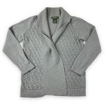 Eddie Bauer  Linen Blend Open Front Cardigan‎ Sweater Womens Medium Photo 0