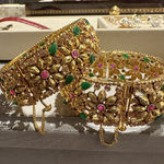 Indian Jewelry 2 PC Bollywood Gold Plated Chur New Style Trendy Kada Set Photo 0